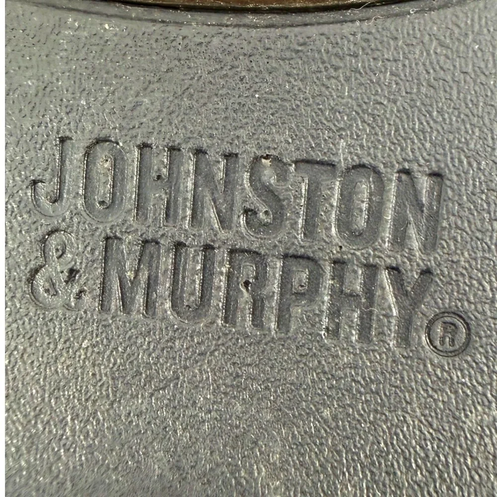 Johnston & Murphy XC4 Leather Boots Mens 8.5 Black Waterproof Chukka Square Toe
